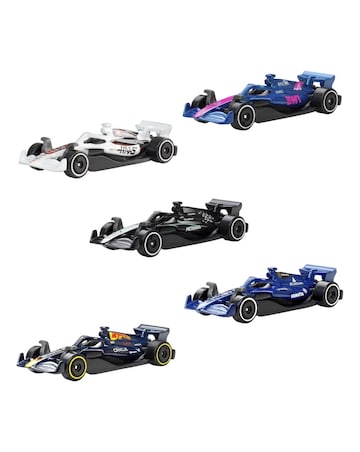 Hot Wheels Basic Car 5 Pack: Formula 1