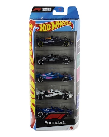 Hot Wheels Basic Car 5 Pack: Formula 1