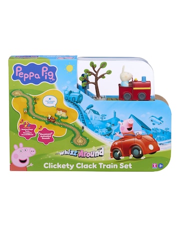 Peppa Pig Whizz Around Clickety Clack Train Set