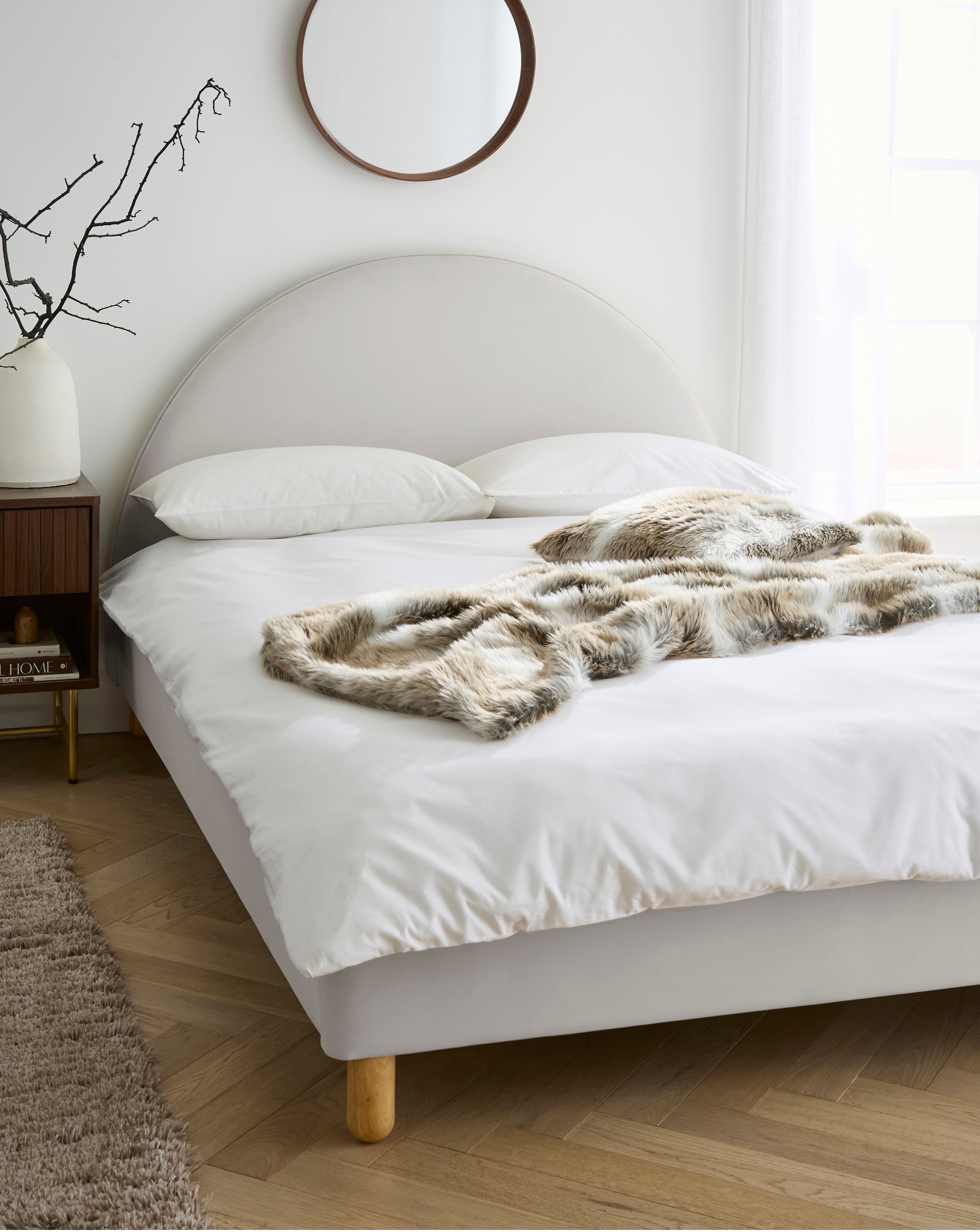 Ayda Velvet Bed Frame