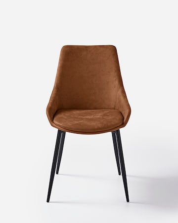 Oslo Round Dining Table with 4 Etta Faux Leather Chairs