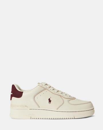 Polo Ralph Lauren Masters Court Trainers - Ecru