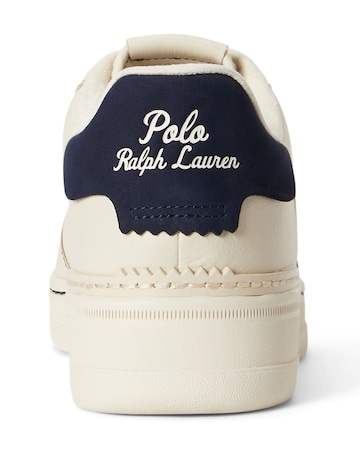 Polo Ralph Lauren Masters Court Trainers - Ecru