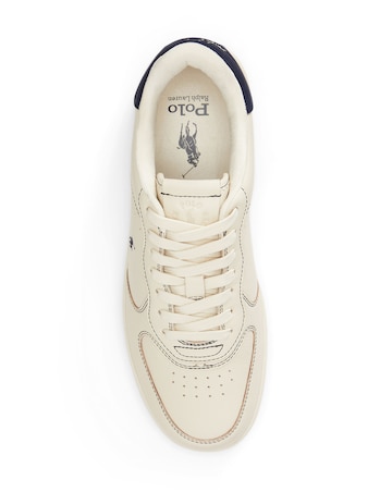 Polo Ralph Lauren Masters Court Trainers - Ecru