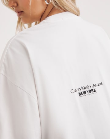 Calvin Klein Jeans Floral Oversized Tee