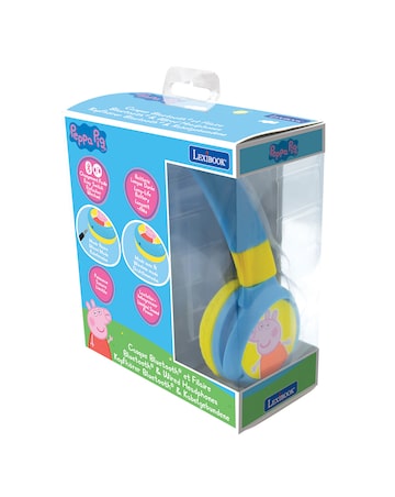 2 foldable Headphones Peppa Pig Design