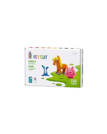 Hey Clay Animals 6 Can Set