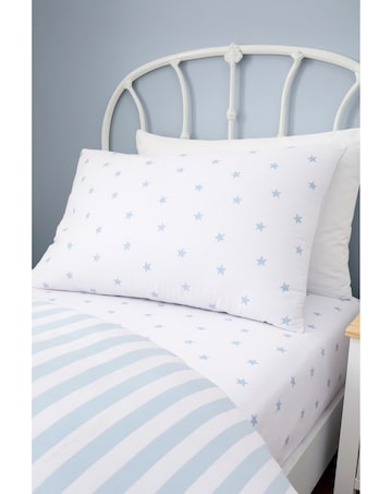 Bianca Fine Linens Mini Star & Stripes Reversible Cotton Duvet Cover Set
