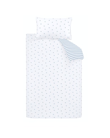 Bianca Fine Linens Mini Star & Stripes Reversible Cotton Duvet Cover Set