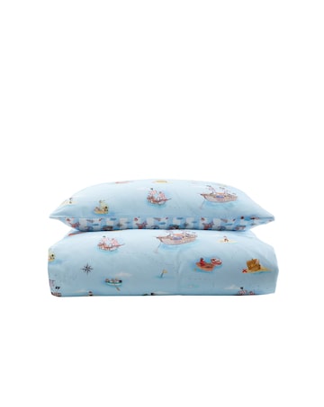 Belle & Boo Pirates Reversible Cotton Duvet Cover Set