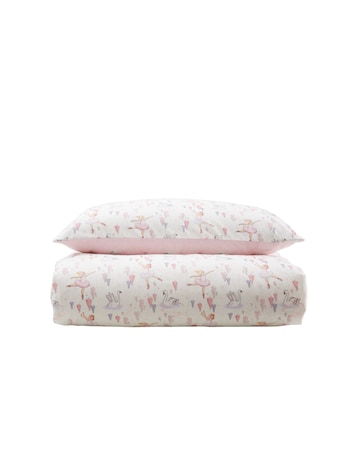 Belle & Boo Ballerina Reversible Cotton Duvet Cover Set