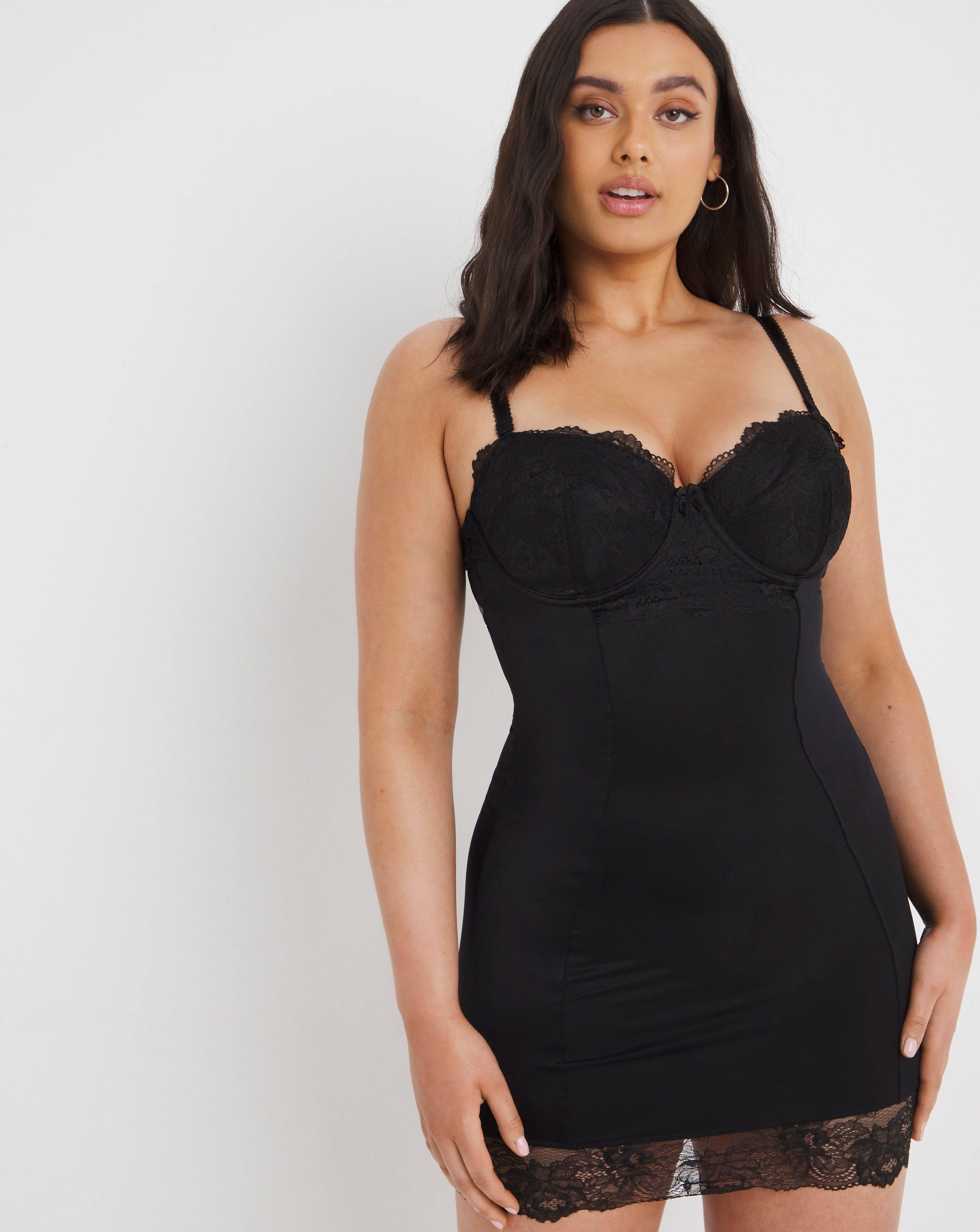 MAGISCULPT Ella Lace Black Multiway Slip