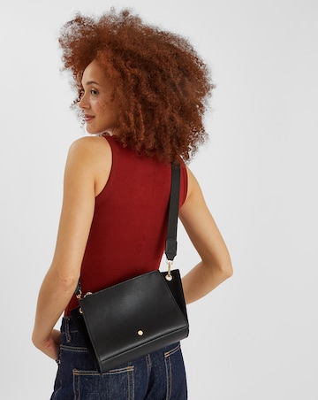 Accessorize Double Zip Crossbody Bag