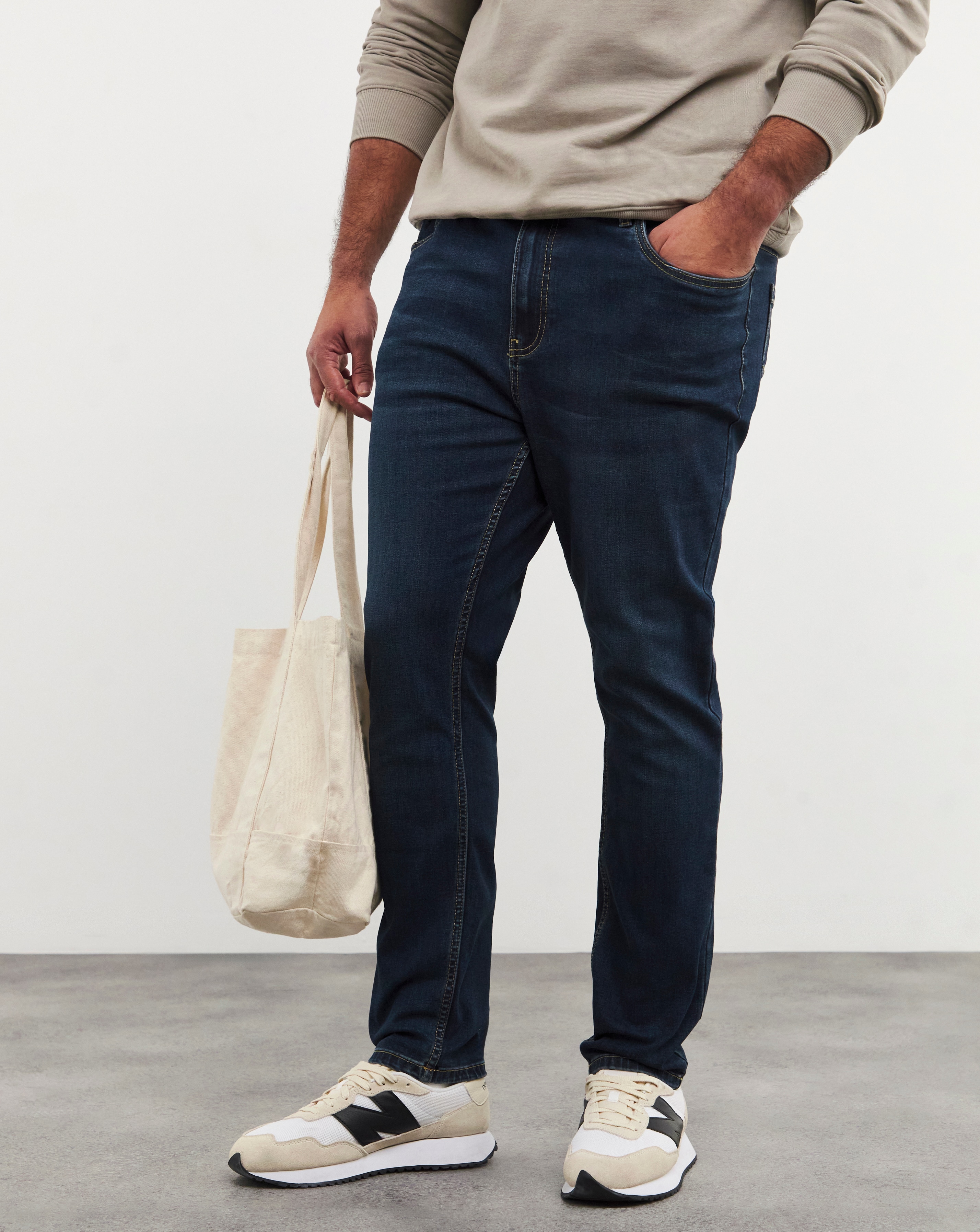 Darkwash Skinny Fit Stretch Jeans