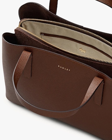 Radley Dukes Place Medium Chocolate Leather Grab Bag