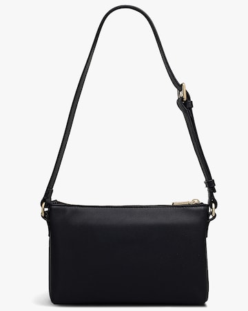 Radley Pockets Mini Top Zip EW Black Leather Shoulder Bag