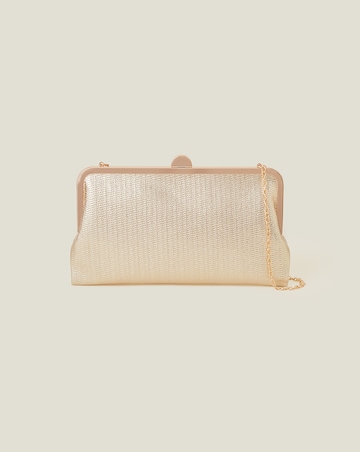 Accessorize Metallic Clutch Bag