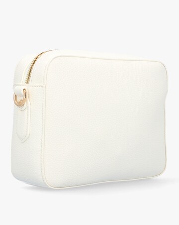 Valentino Bags Brixton II White Pebbled Camera Bag