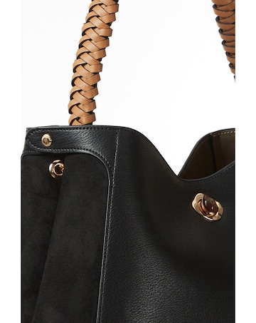 Luella Grey Adriana Black Hobo Tote