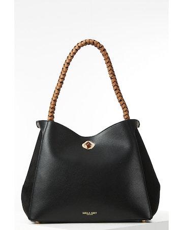 Luella Grey Adriana Black Hobo Tote