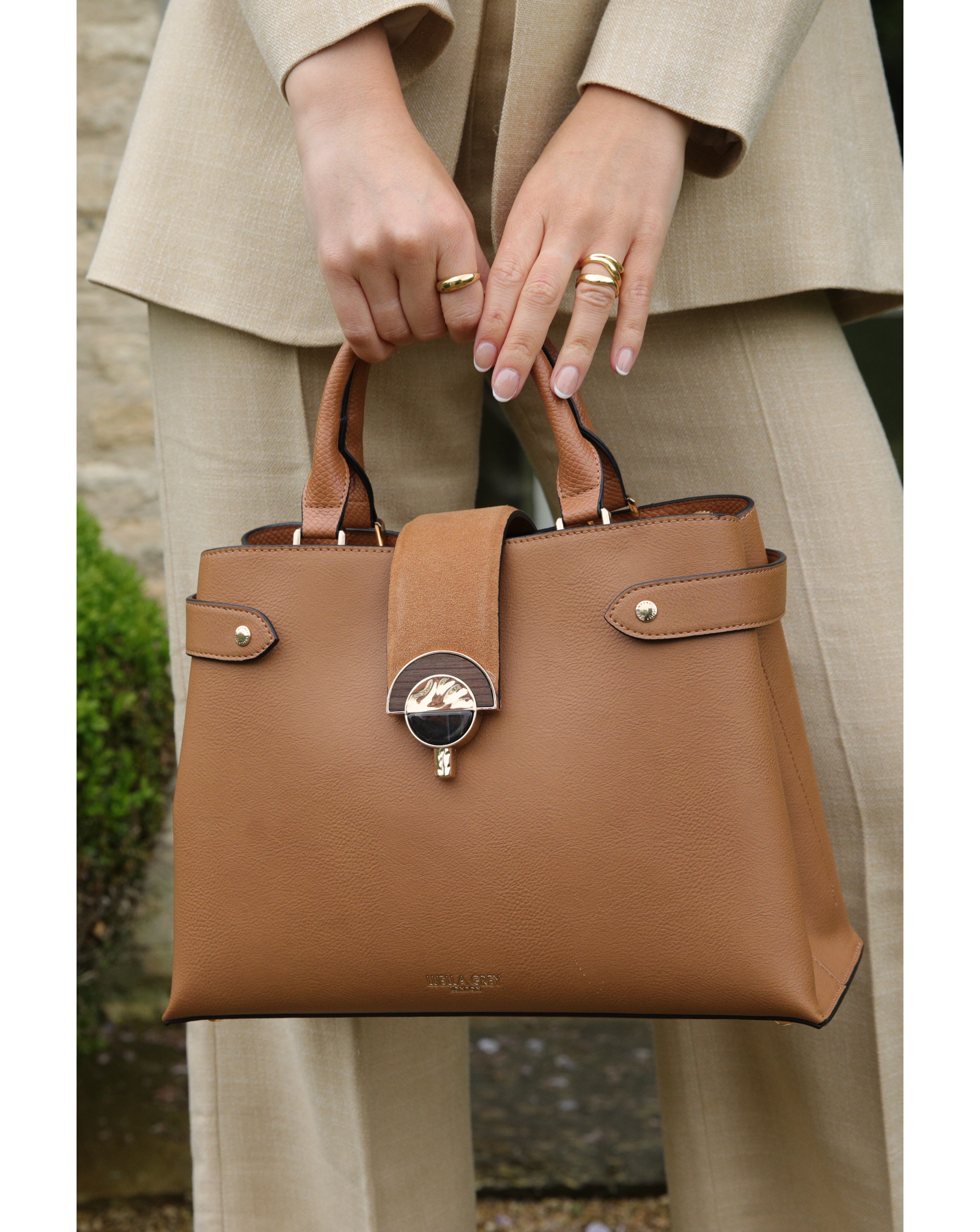 Luella Grey Dora Camel Tote | Fashion World