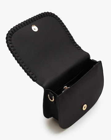 Love Moschino Whipstitch Black Cross-Body Bag