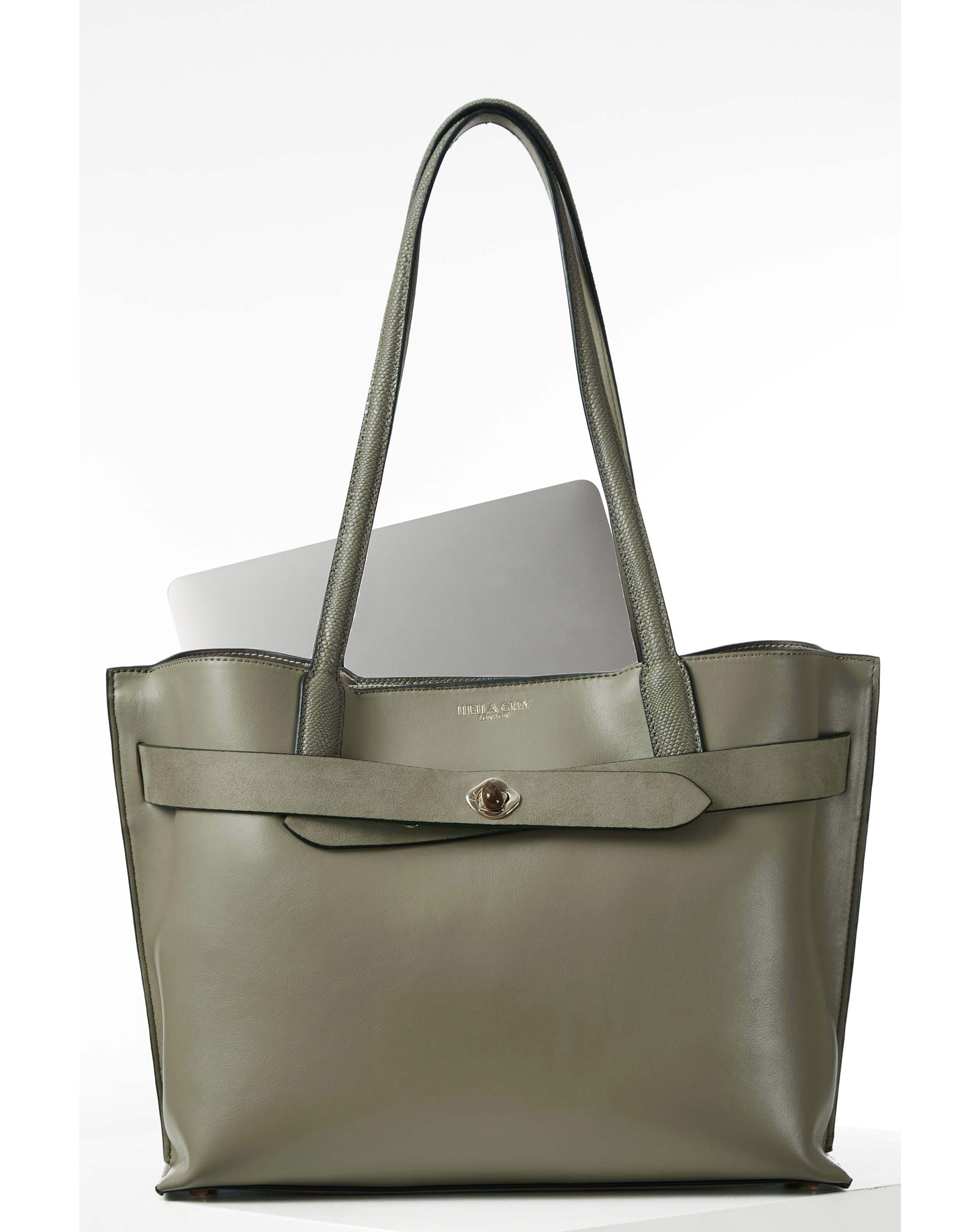 Luella Grey Oriana Sage Laptop Tote
