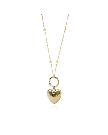 Radley 18ct Gold Plated Hanging Heart Pendant Necklace