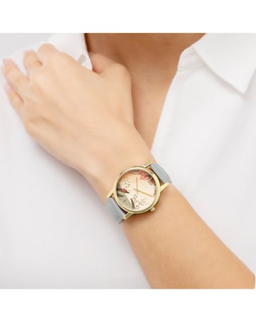 Radley Gold Plated 35mm Artichoke Leather Strap