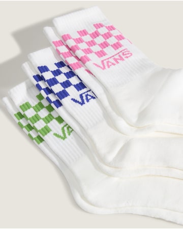 VANS Classic Crew Check 3 Pack Socks
