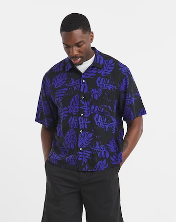 VANS Van Doren Printed Camp Short Sleeve Shirt