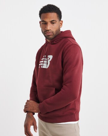 New Balance Essentials Logo Brushed Hoodie