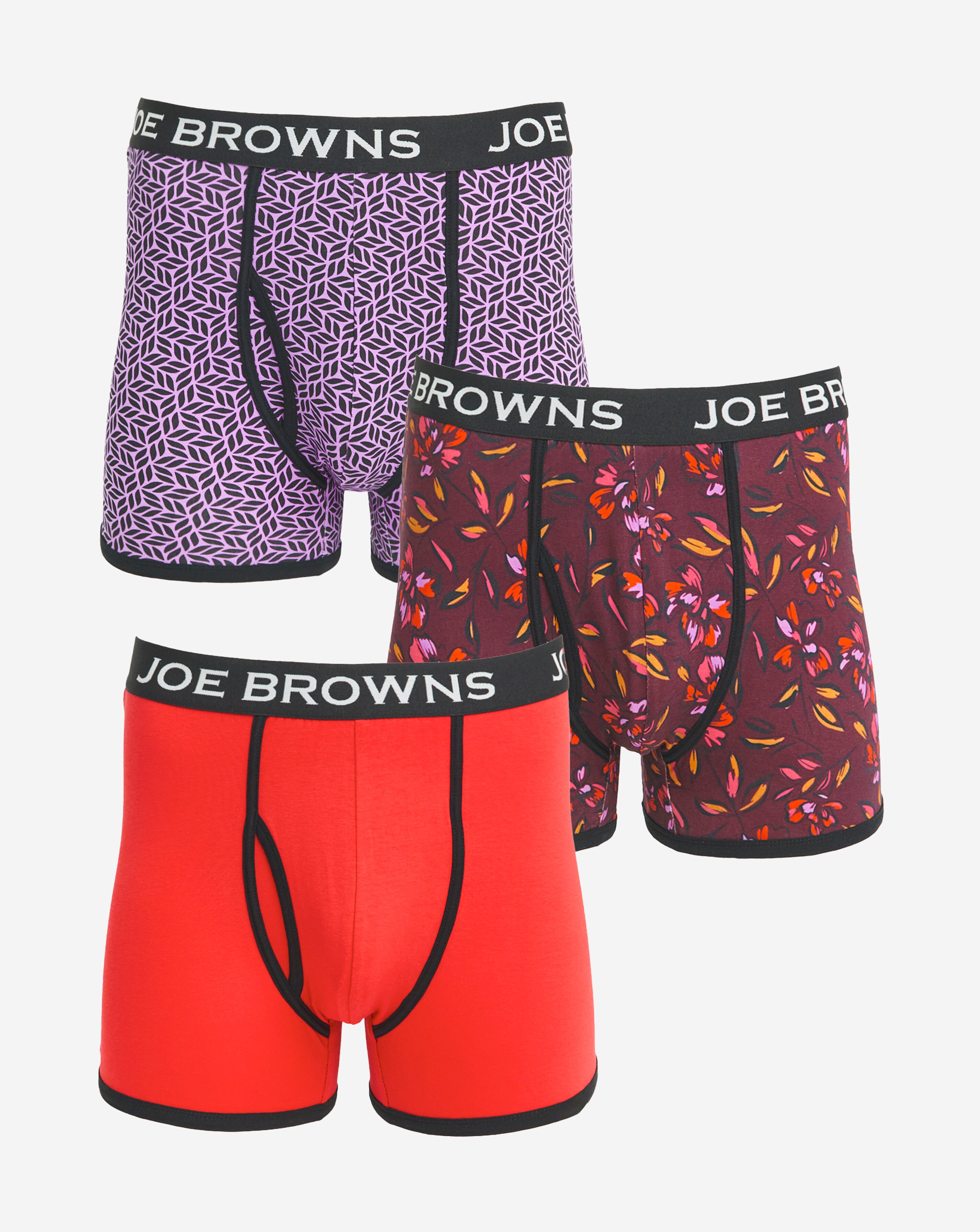 Joe Browns 3 Pack Boxer Shorts