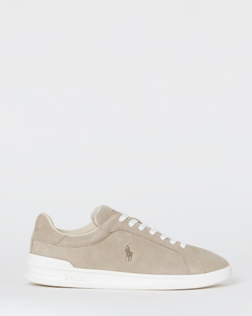 Polo Ralph Lauren Heritage Court Corduroy Trainers - Beige