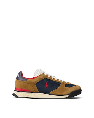 Polo Ralph Lauren Varick Trainers - Tan Multi