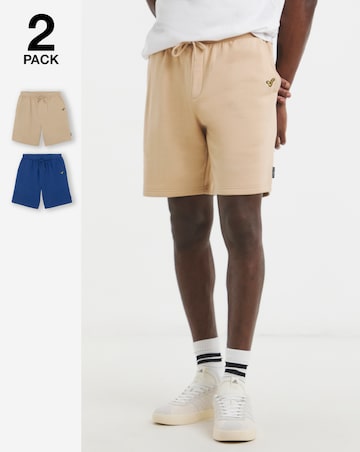 Voi 2 Pack Fleece Jog Shorts