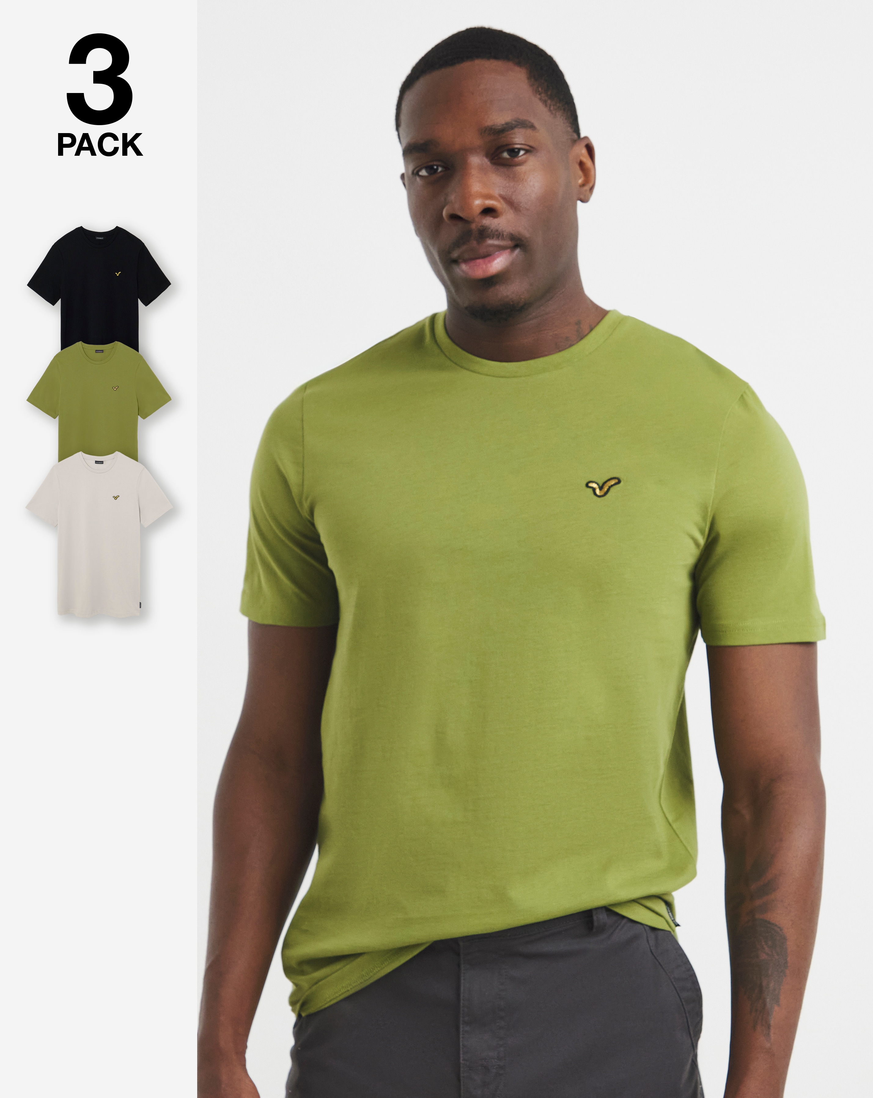 Voi 3 Pack Storm T-shirts Long