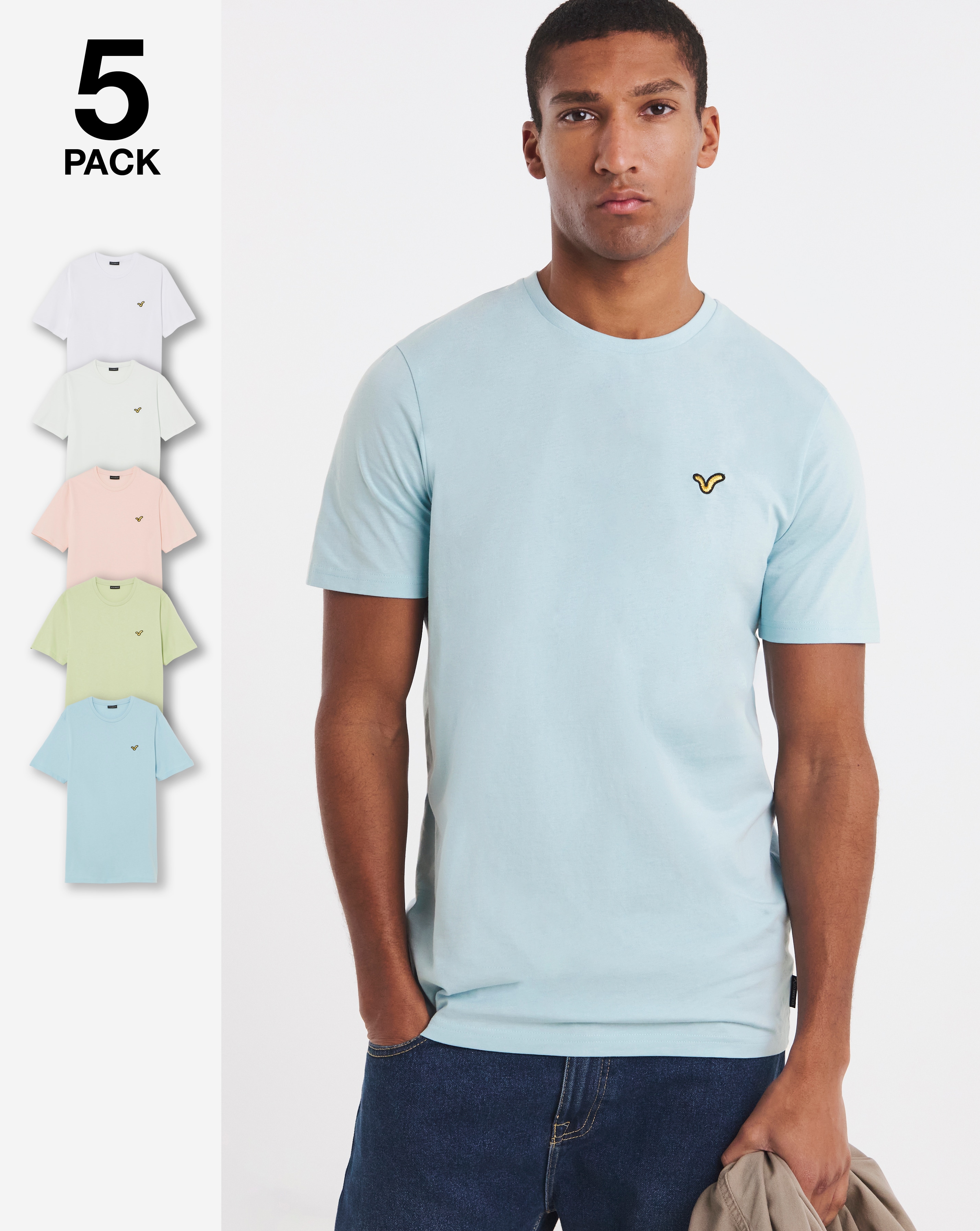 Voi 5 Pack Storm T-Shirts Long