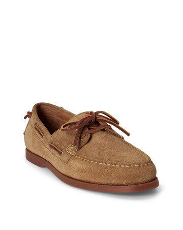 Polo Ralph Lauren Merton Suede Boat Shoe - Tan
