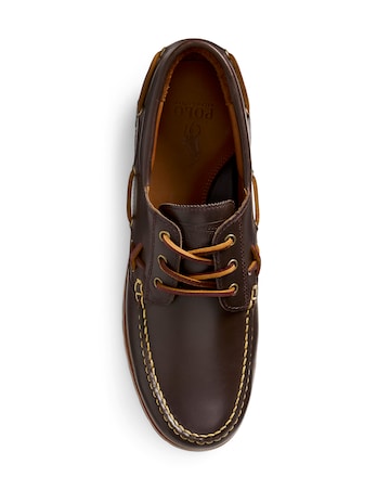 Polo Ralph Lauren Ranger Leather Deck Shoe - Dark Brown