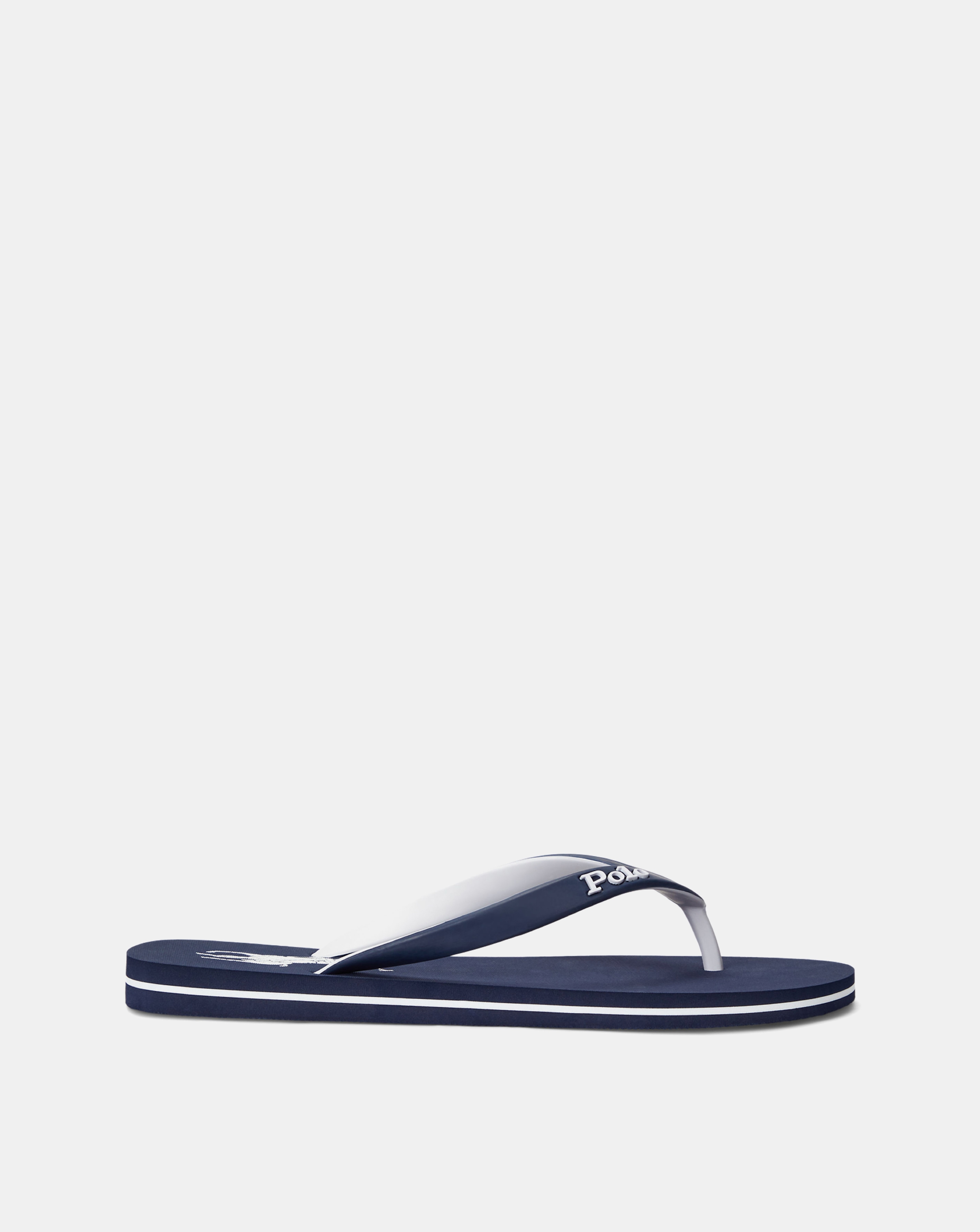 New In - Polo Ralph Lauren Flip Flop - Navy/White