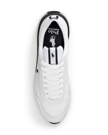 Polo Ralph Lauren Train 89 Rib Trainers - White