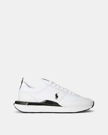 Polo Ralph Lauren Train 89 Rib Trainers - White