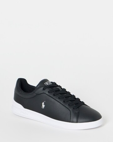 Polo Ralph Lauren Heritage Court Trainers - Black