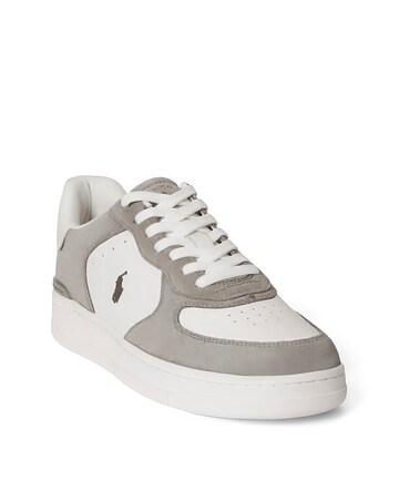 Polo Ralph Lauren Masters Court Trainers - Grey/White