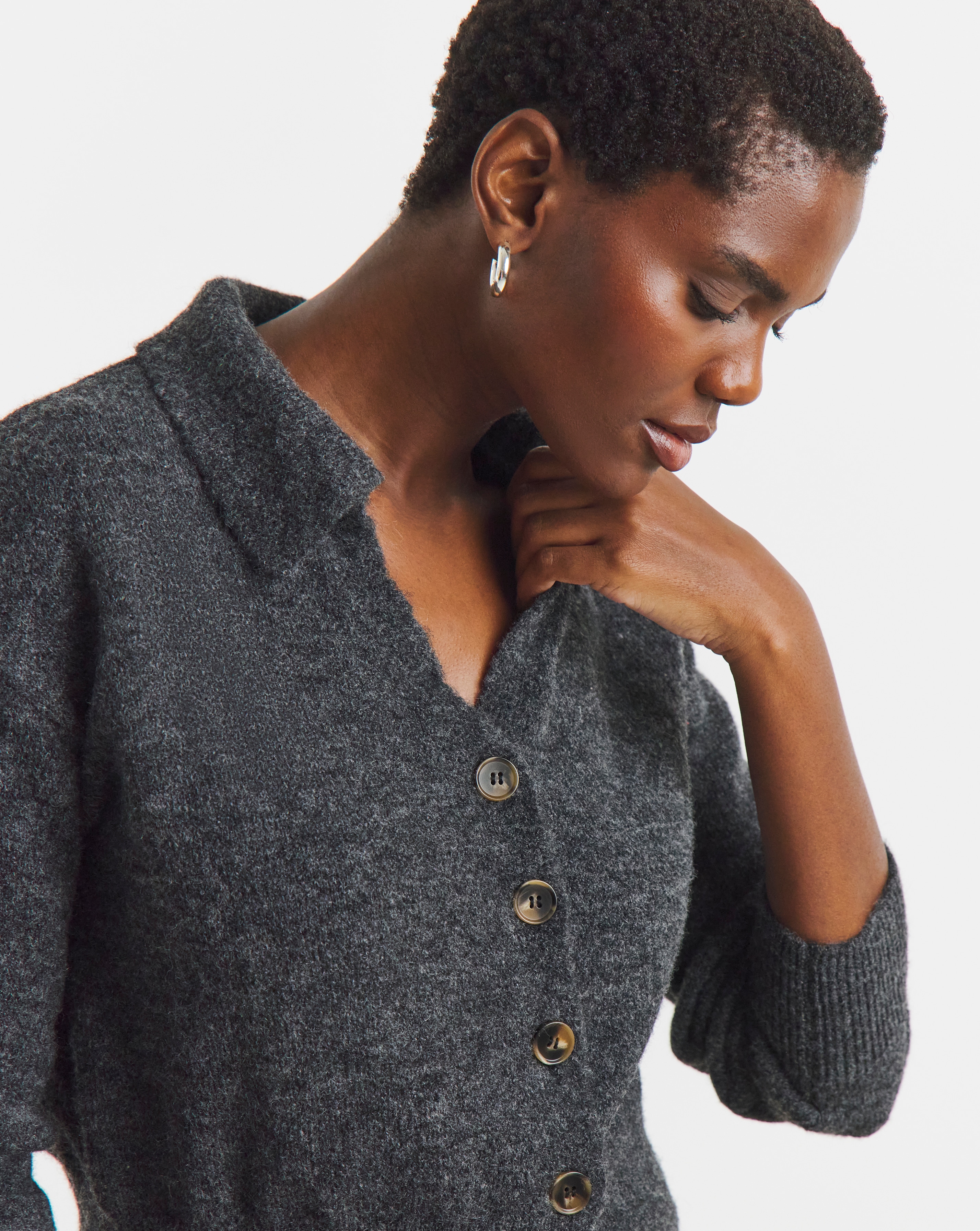 New In - Collared Cardigan Co-ord