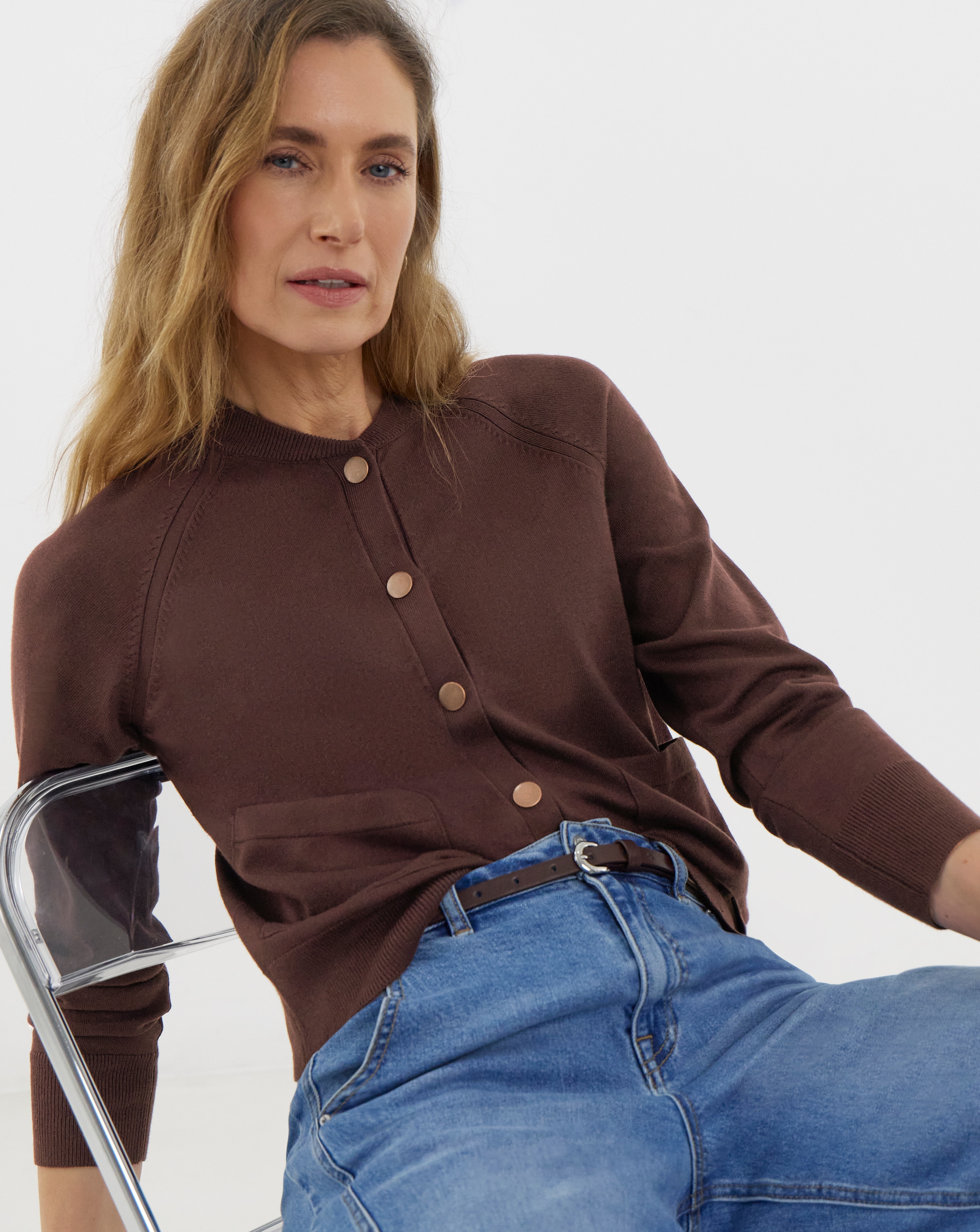 New In - Lightweight Knitted Bomber