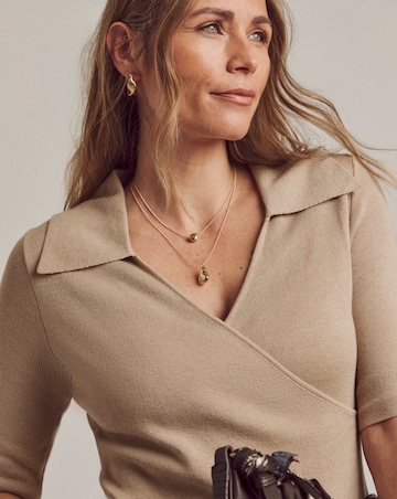 Anthology Wrap Over Cardigan