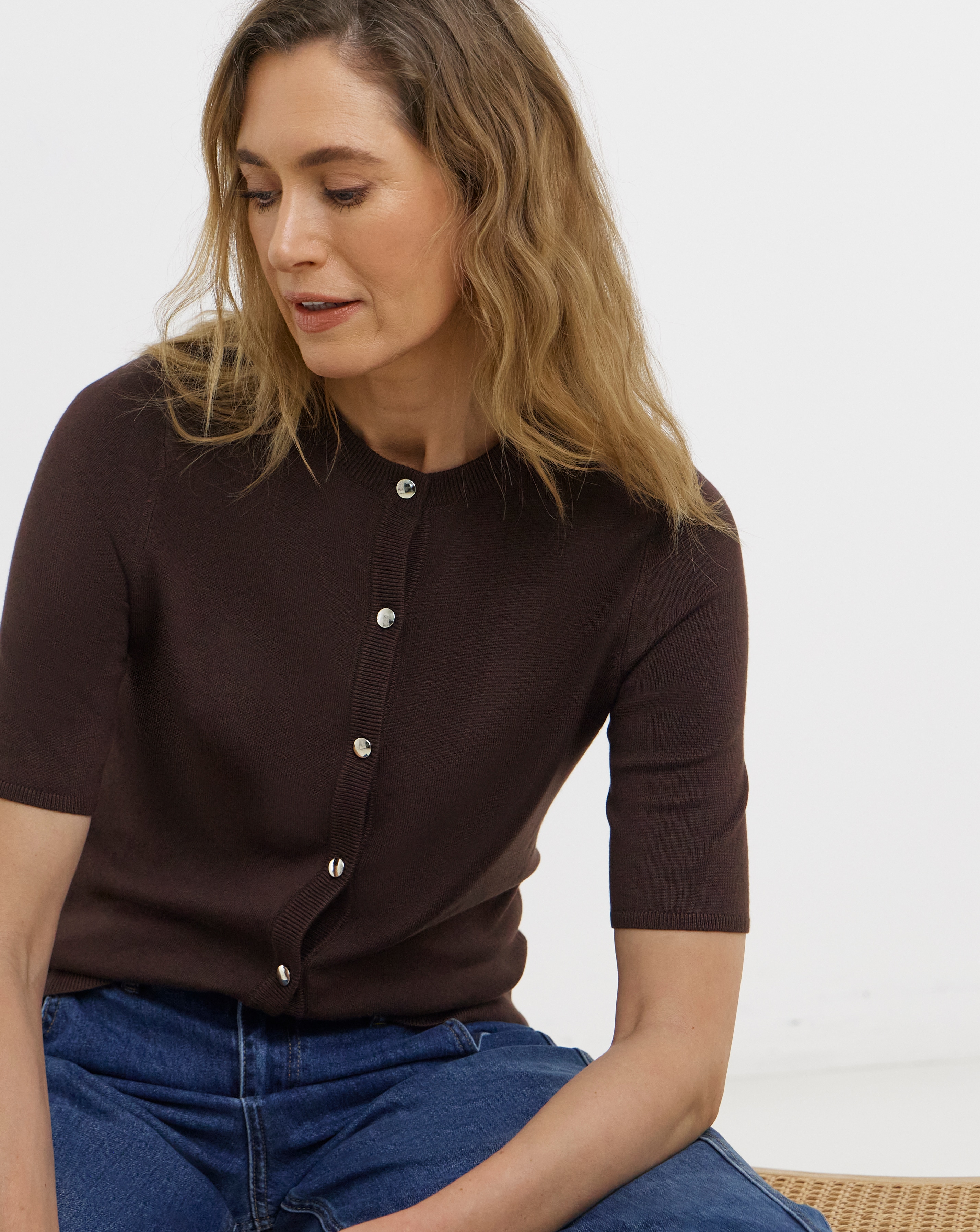 New In - Short Sleeve Cardigan