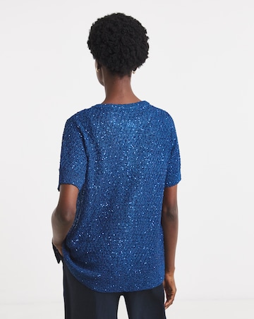 Sequin Knitted Cardigan